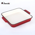 Enameled Cast Iron Deep Baking Dish Roaster/Lasagna Pan